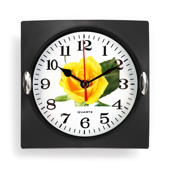 Часы Роза (3х15х15 см) Сима-ленд