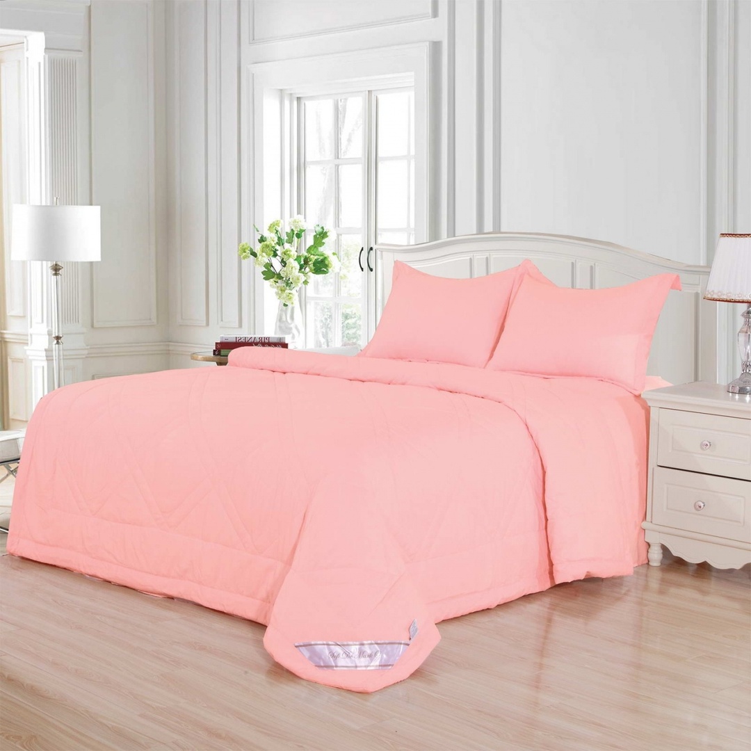 Постельное белье с одеялом Сандра цвет: персиковый (2 сп. евро), размер 50х70 (2 шт) sofi790360 Постельное белье с одеялом Сандра цвет: персиковый (2 сп. евро) - фото 1