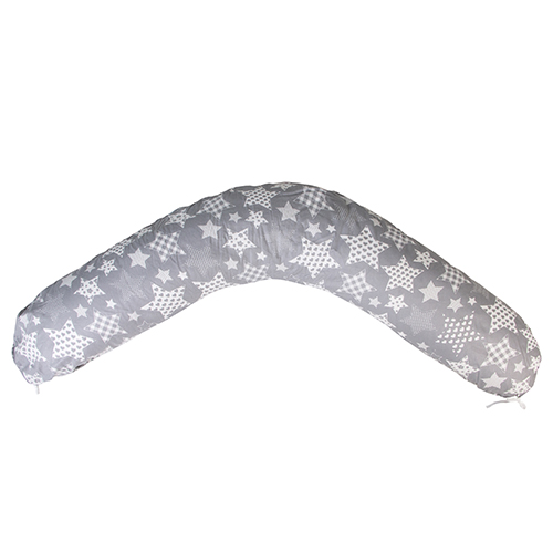 Подушка для беременных Звезды цвет: серый (23х185), размер 23х185 tra833405 Подушка для беременных Звезды цвет: серый (23х185) - фото 1
