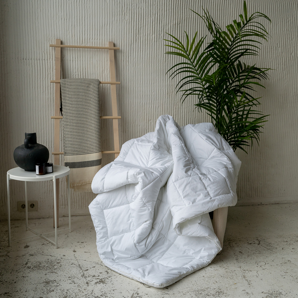 Одеяло Джой цвет: белый (140х210 см), размер 140х210 см