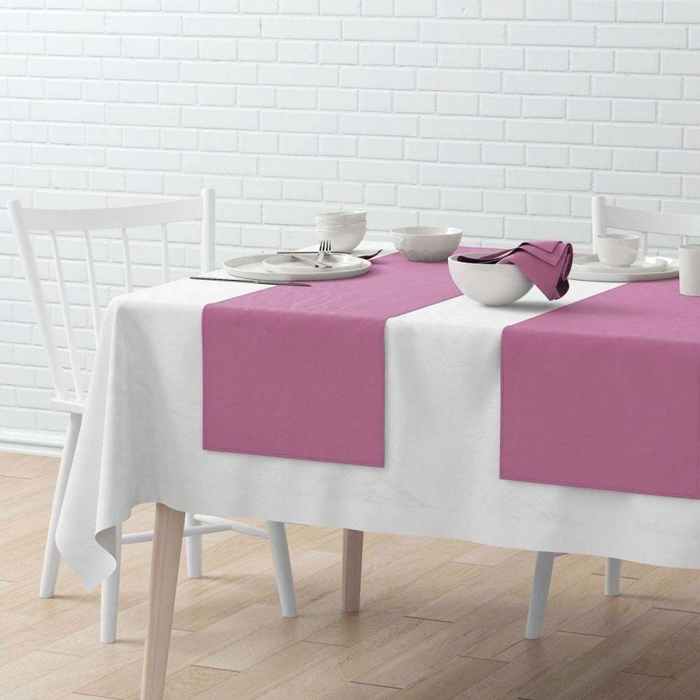 Дорожка на стол Билли цвет: бледно-розовый (40х150 см - 4 шт), размер 40х150 см - 4 шт