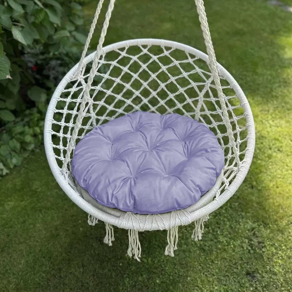 Подушка на стул Тина цвет: лавандовый (круглая 60 (1 шт)), размер круглая 60 (1 шт)