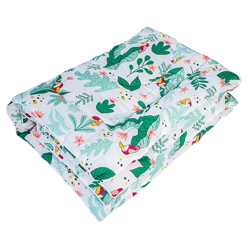 Детское одеяло Тропические птички теплое цвет: мультиколор (110х140 см), размер 110х140 см