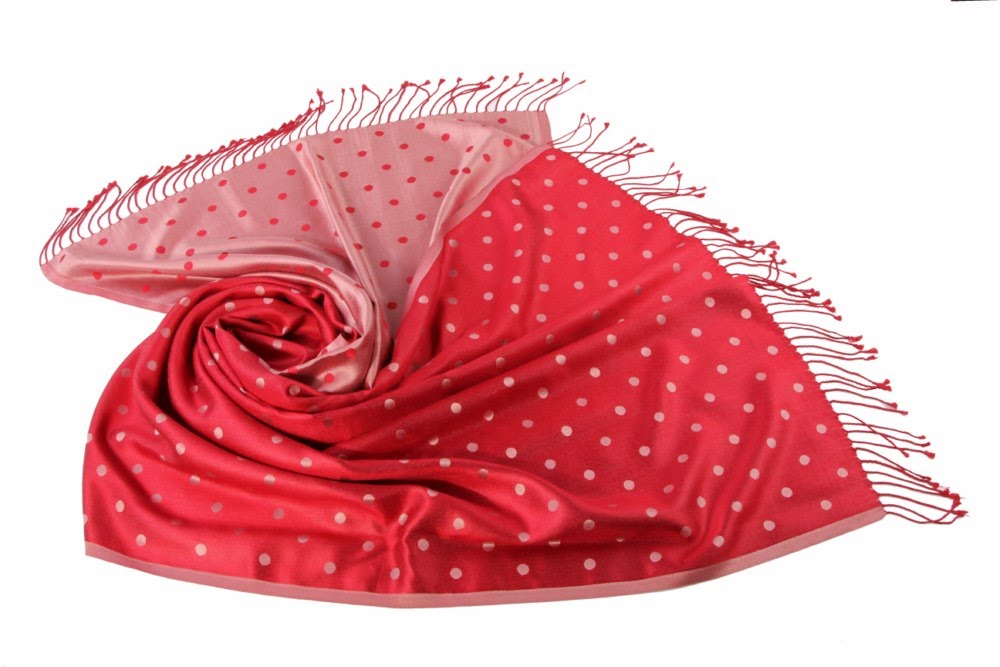 Накидка-палантин Comfort Цвет: Бежевый, Красный (60х180 см), размер 60х180 см