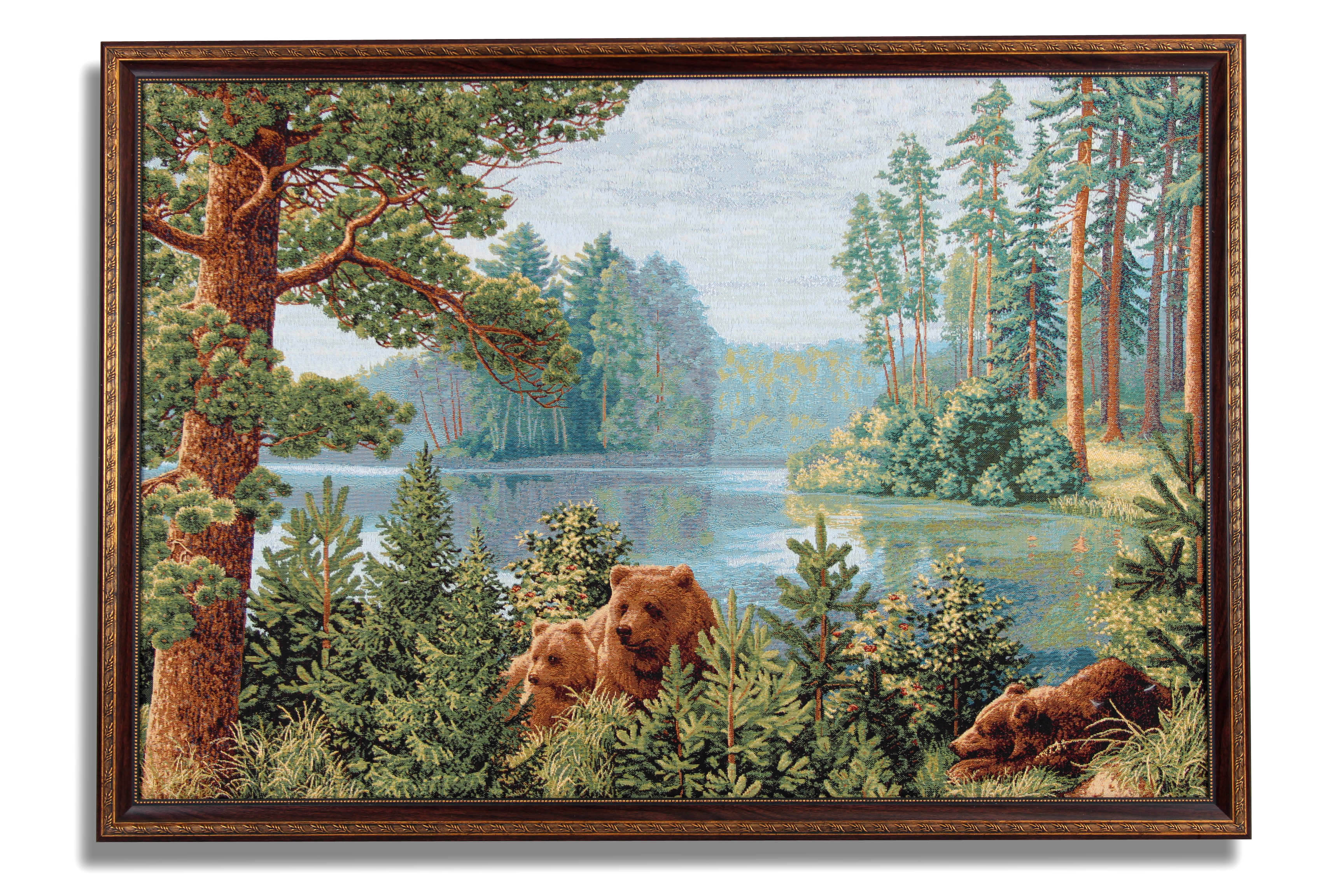 Картина Бор На Озере (75х107 см), размер 75х107 см alg471733 Картина Бор На Озере (75х107 см) - фото 1