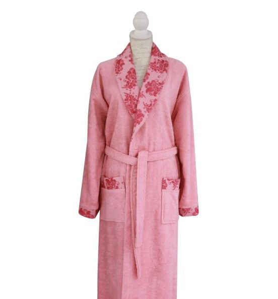 Банный халат Ciao Цвет: Розовый (S-M), размер S-M rby344042 Банный халат Ciao Цвет: Розовый (S-M) - фото 1