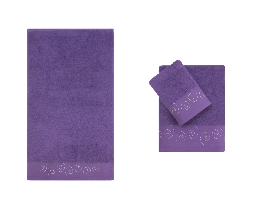 Полотенце Cortezza Цвет: Пурпурный (50х90 см), размер 50х90 см rby343933 Полотенце Cortezza Цвет: Пурпурный (50х90 см) - фото 1