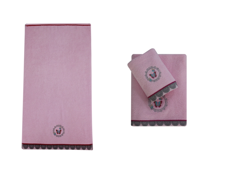 Полотенце Nobie Цвет: Светло-Розовый (50х90 см), размер 50х90 см rby343977 Полотенце Nobie Цвет: Светло-Розовый (50х90 см) - фото 1