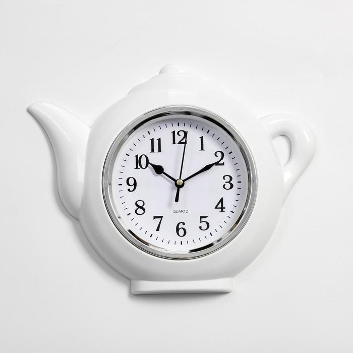 Часы Чайник (30х4х23 см), размер 30х4х23 см