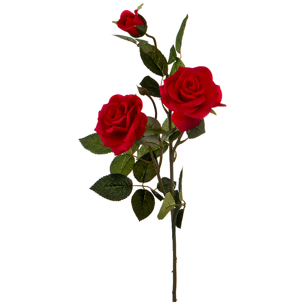 Искусственный цветок Роза (74 см), размер 74 см hpff378691 Искусственный цветок Роза (74 см) - фото 1