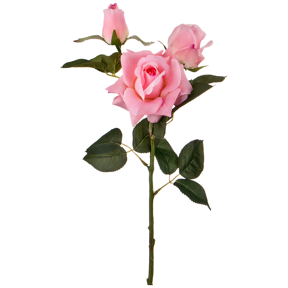 Искусственный цветок Роза (75 см), размер 75 см