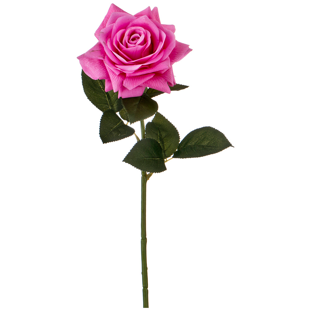 Искусственный цветок Роза (70 см), размер 70 см