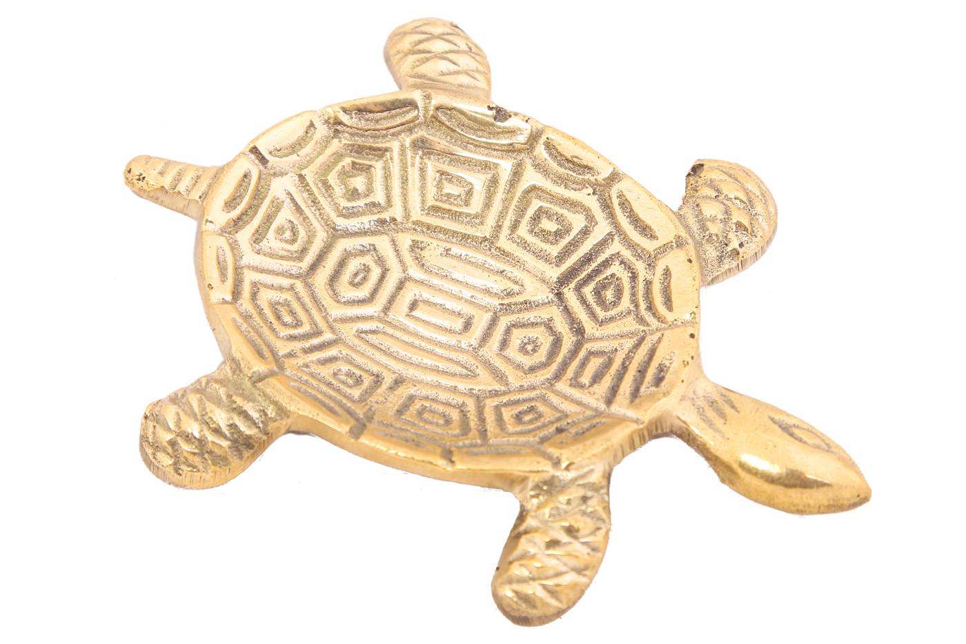 Пепельница Черепаха (1х9 см - 2 шт), размер 1х9 см - 2 шт, цвет золотой