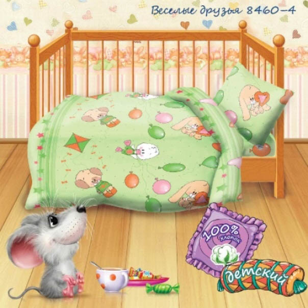 

Детское Постельное белье Кошки-Мышки