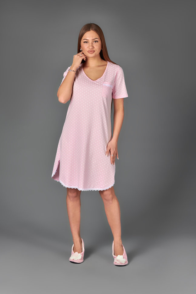 Ночная сорочка Benton Цвет: Розовый (46)