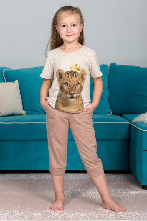 Детский костюм Лев Цвет: Светло-Коричневый (4-5 лет), размер 4-5 лет