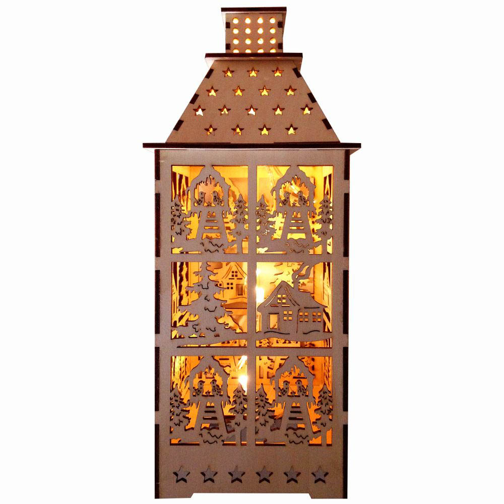 Световая фигура Башня (12х29 см), размер 12х29 см, цвет коричневый