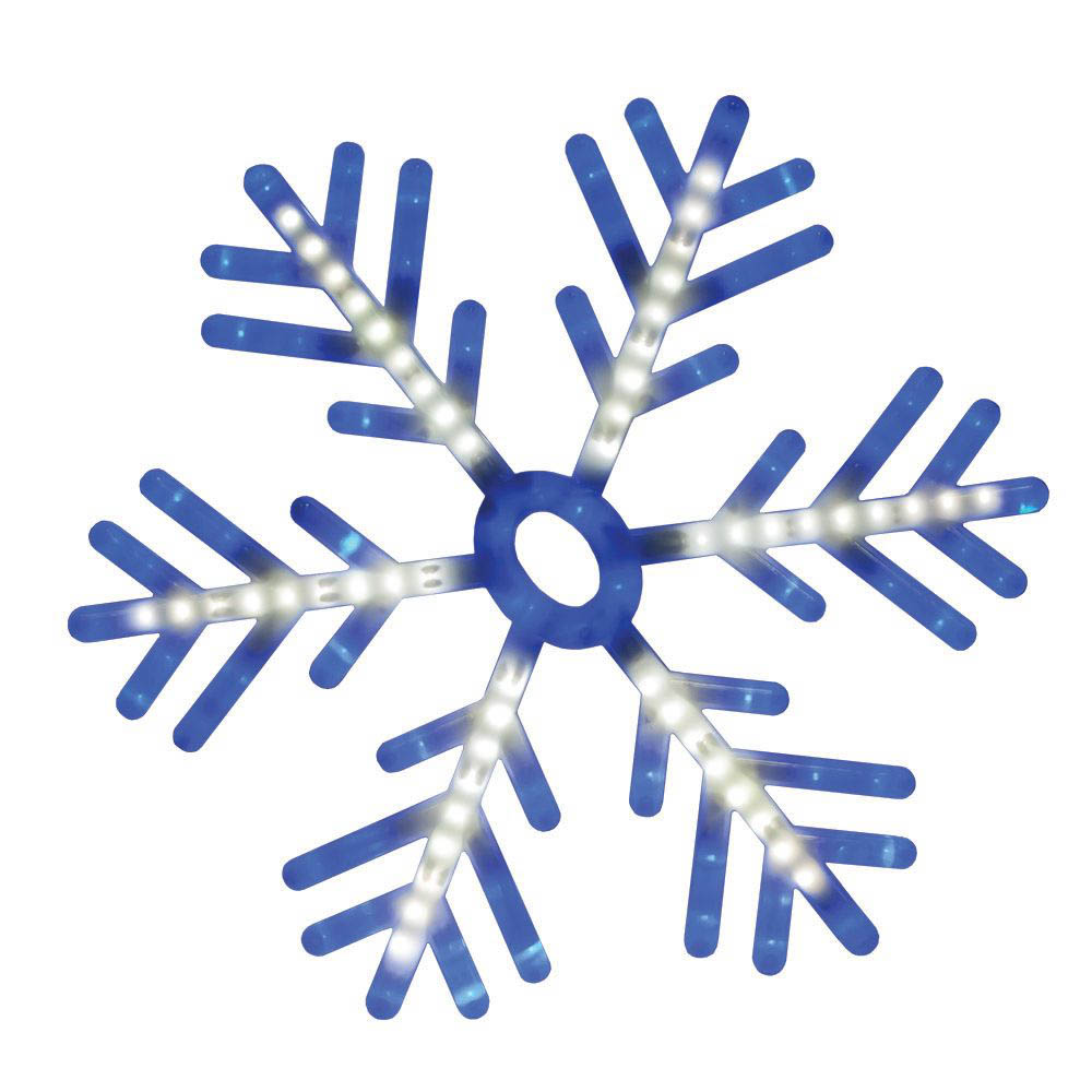 Световая фигура Снежинка (58х58 см), размер 58х58 см, цвет белый frn224719 Световая фигура Снежинка (58х58 см) - фото 1