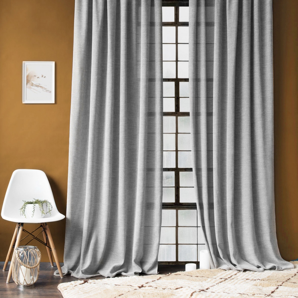 Классические шторы Dgudi Цвет: Серый, размер {}{} pas616104 - фото 1