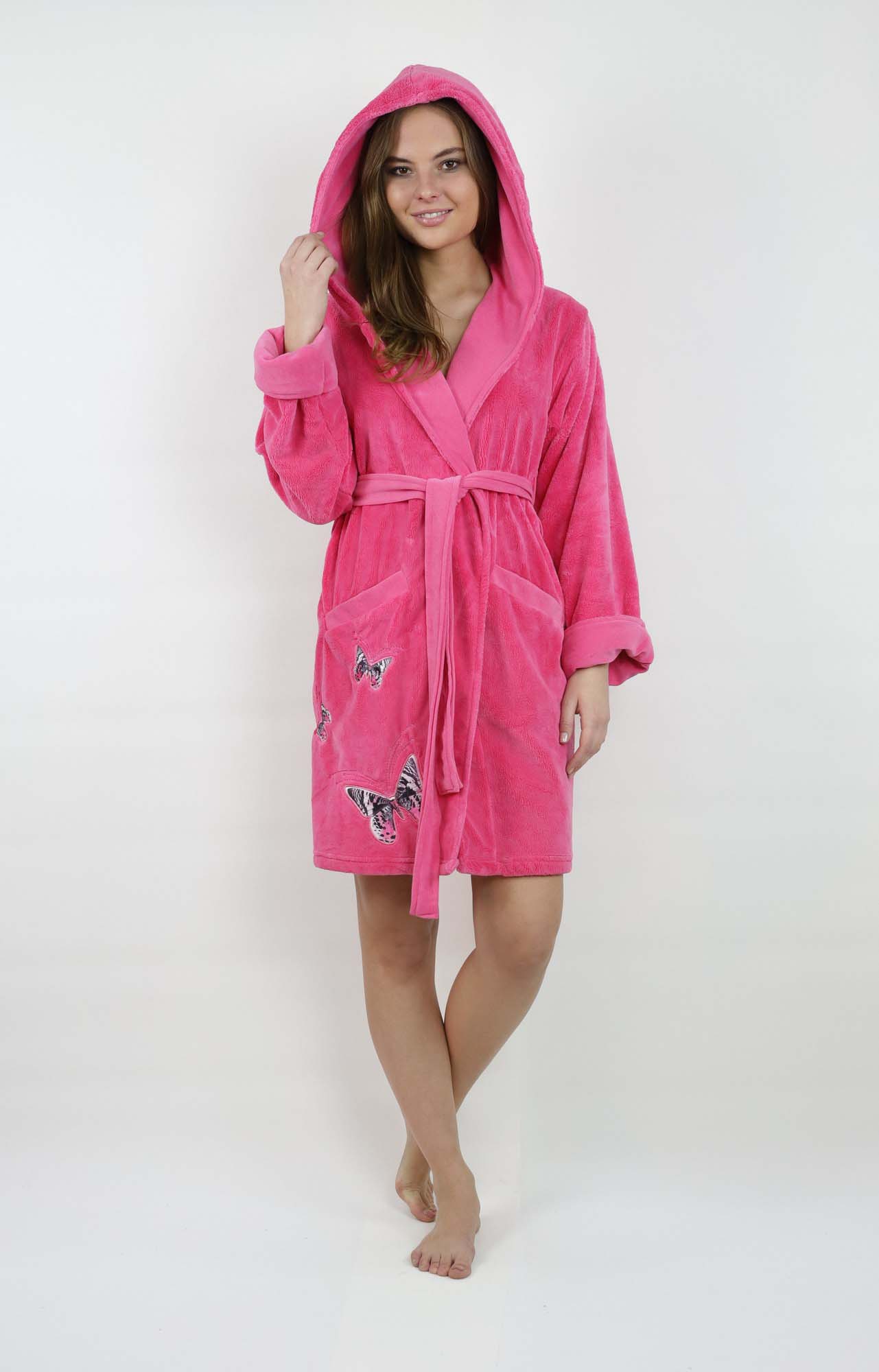 Банный халат Kelsie Цвет: Розовый (S), размер S