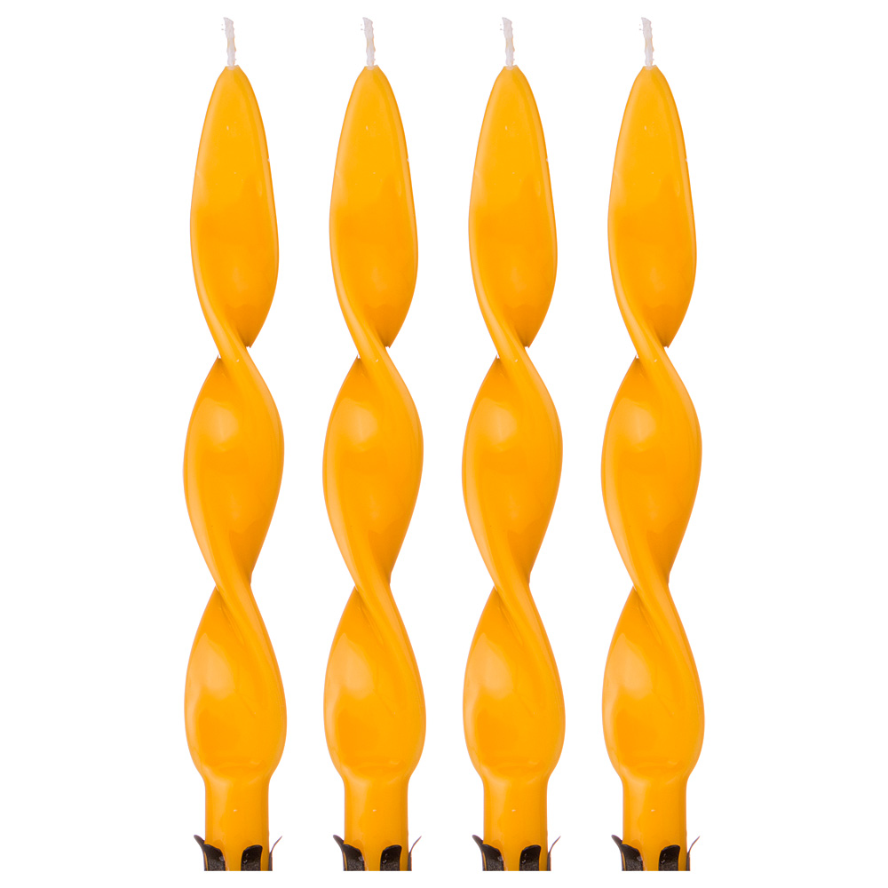 Набор свечей Angus (4 шт), размер Набор, цвет желтый adp387048 Набор свечей Angus (4 шт) - фото 1