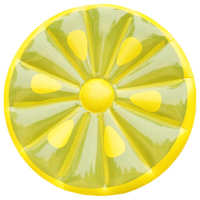 Плот надувной Лимон (143 см), размер 143 см, цвет желтый