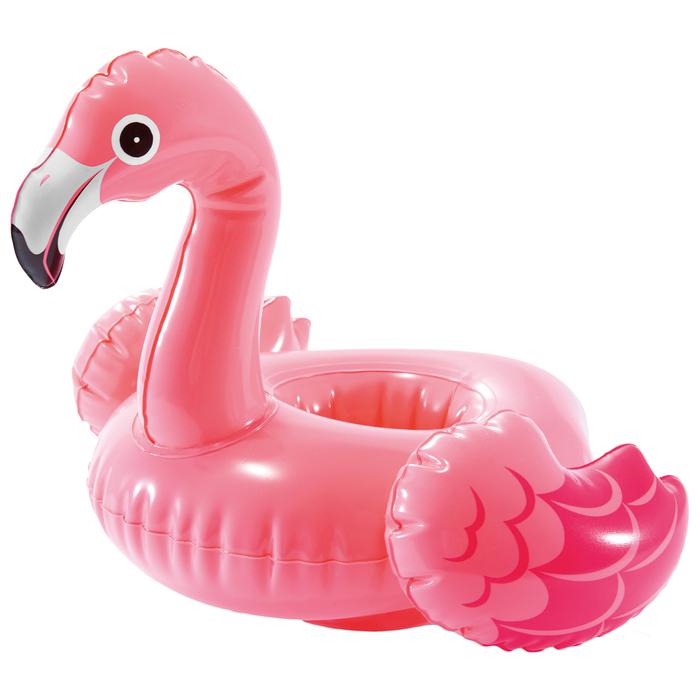 Держатель для напитков надувной Фламинго (33х25 см - 3 шт), размер 33х25 см - 3 шт, цвет розовый