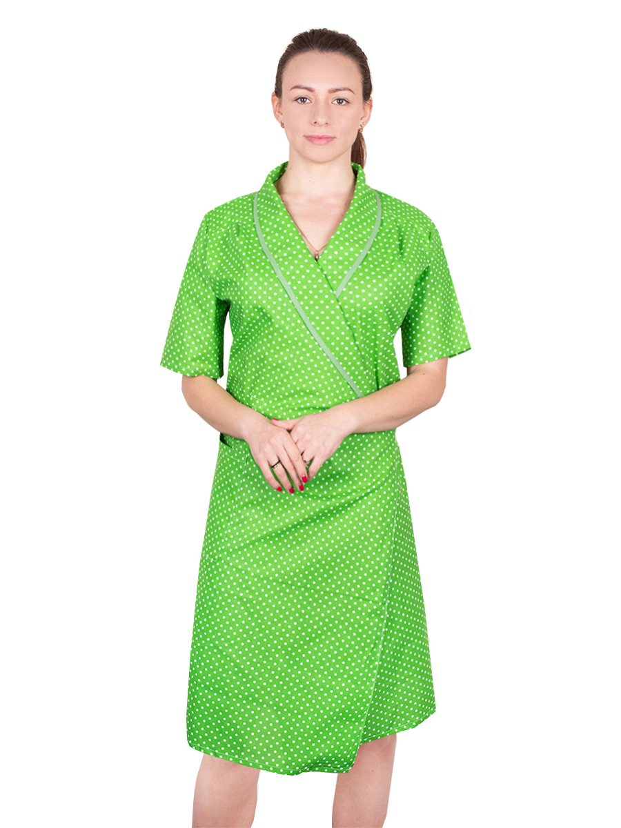 Домашний халат Desirae Цвет: Зеленый (52-54), размер xL-xxL tmv636177 Домашний халат Desirae Цвет: Зеленый (52-54) - фото 1
