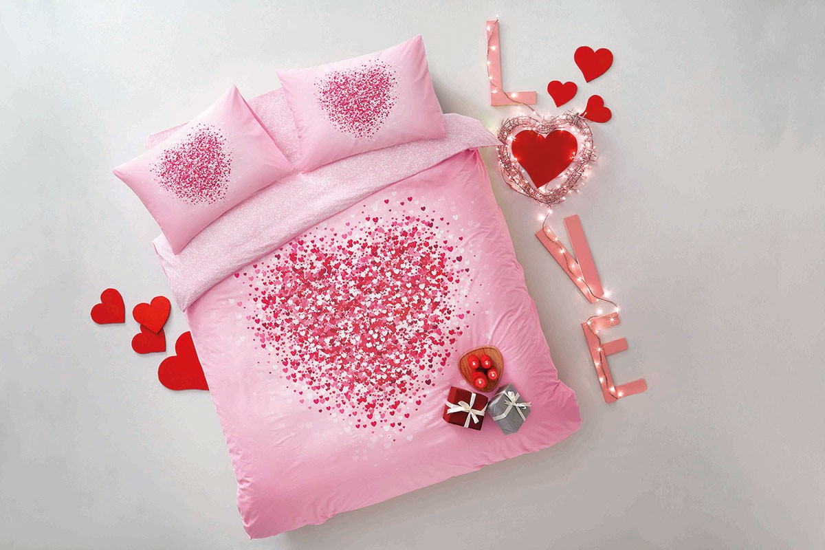 Постельное белье Suzette цвет: розовый (2 сп. евро), размер 50х70 (2 шт) tac774580 Постельное белье Suzette цвет: розовый (2 сп. евро) - фото 1