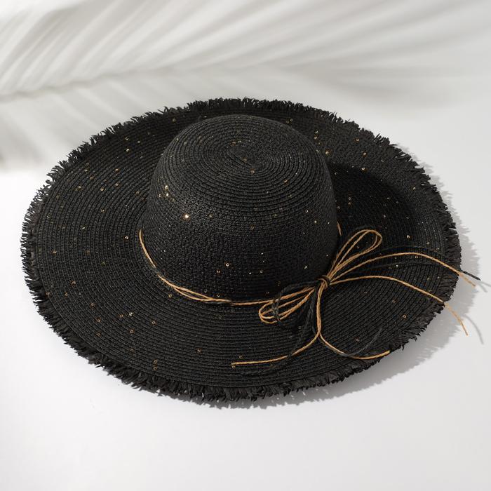 Шляпа женская Blesk Цвет: Чёрный (Размер 56)