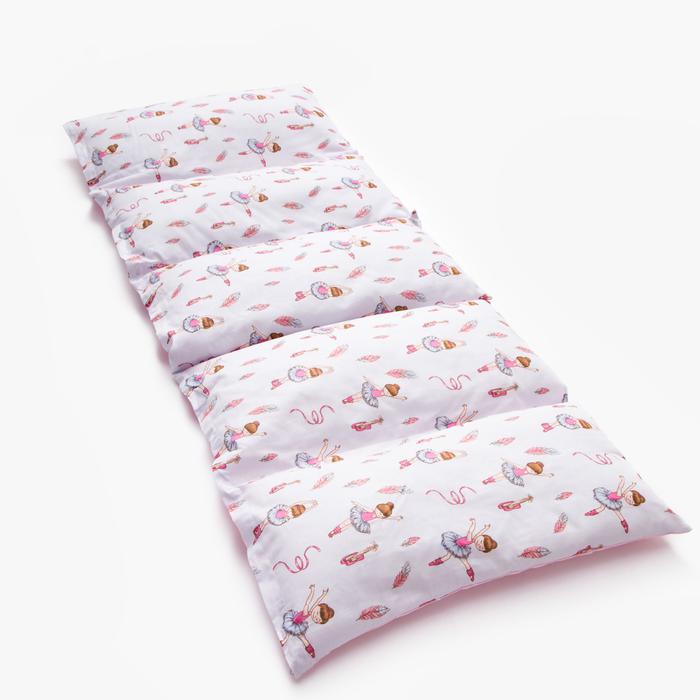 Матрасик с подушками Гимнастика (70х190 см), размер 70х190 см, цвет белый