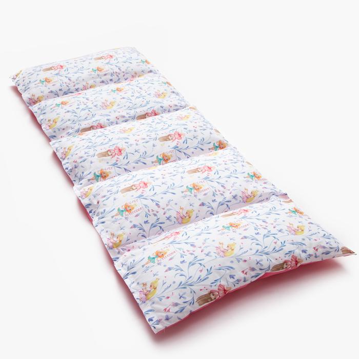 Матрасик с подушками Милые принцессы (70х190 см), размер 70х190 см, цвет белый