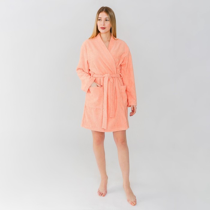 Банный халат Janette цвет: персиковый (XS)