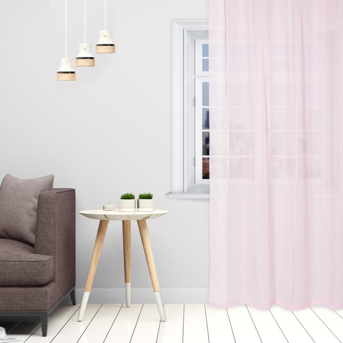 Классические шторы Cletis Цвет: Розовый tel579407 - фото 1