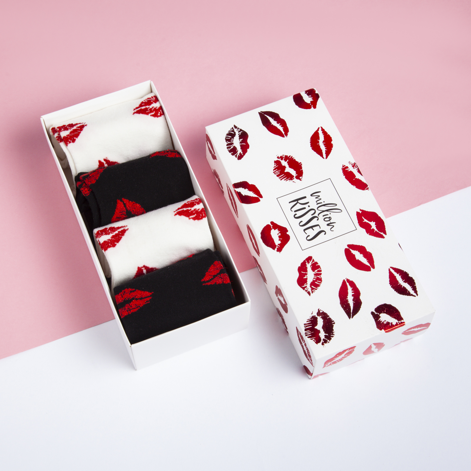 Набор женских носков Million Kisses (36-39 - 4 пары), размер 36-39