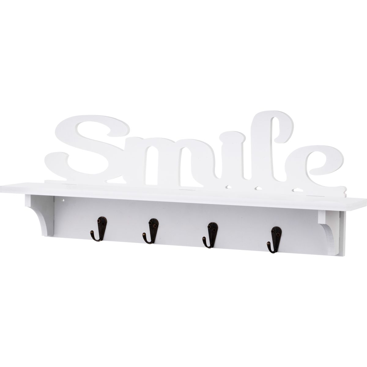 Полка Smile (8х17х47 см), размер 8х17х47 см, цвет белый
