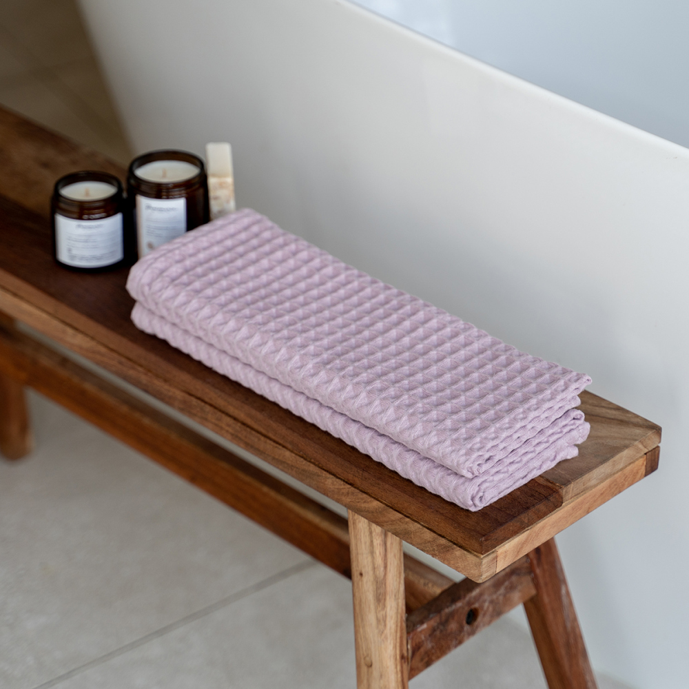 Кухонное полотенце Тори цвет: пудровый (50х70 см - 2 шт), размер 50х70 см - 2 шт