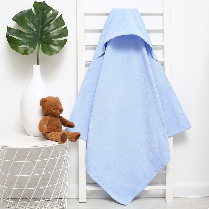 Детское полотенце Крошка Я цвет: нежно-голубой (85х85 см), размер 85х85 см