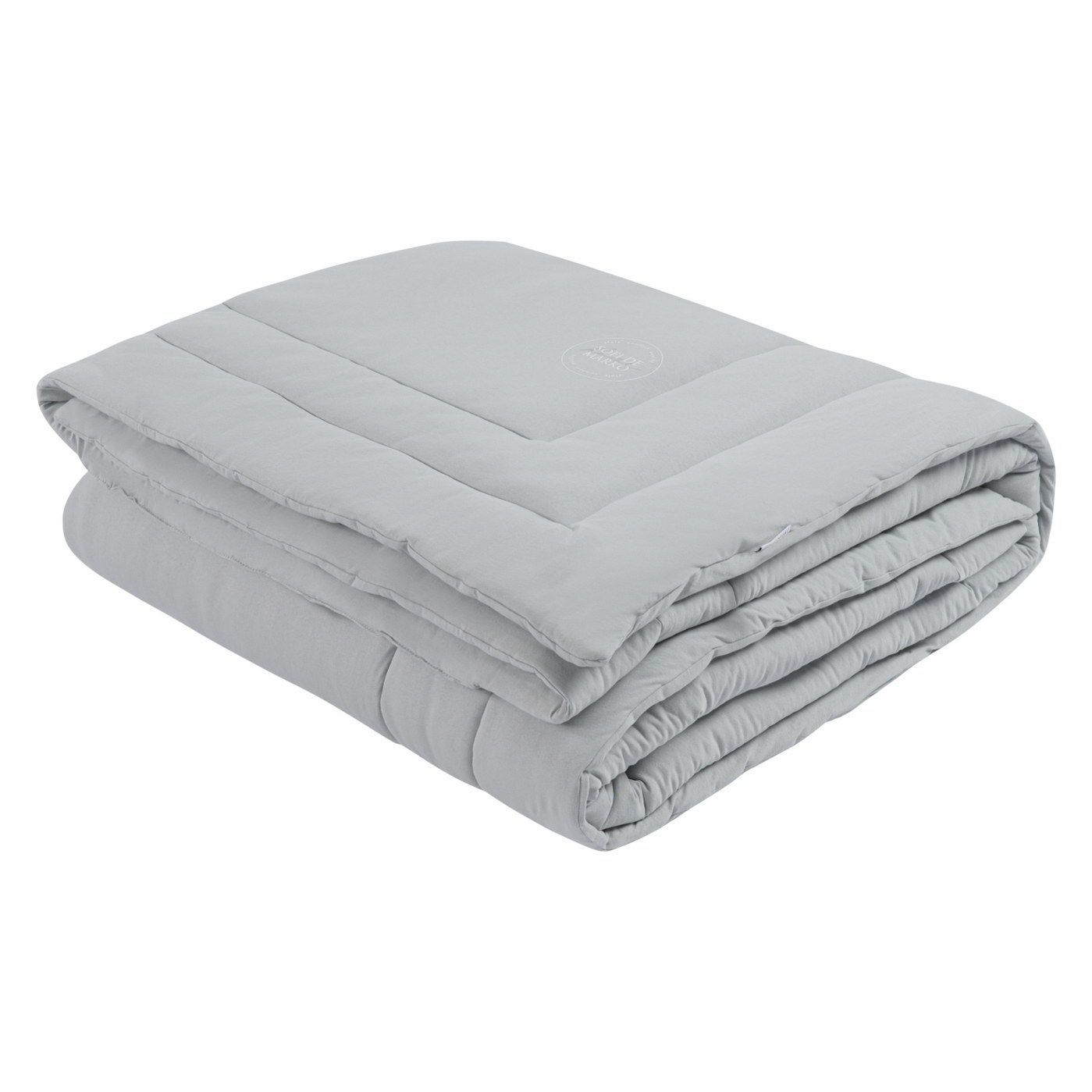 Одеяло-покрывало Роланд цвет: светло-серый (195х215 см), размер 195х215 см