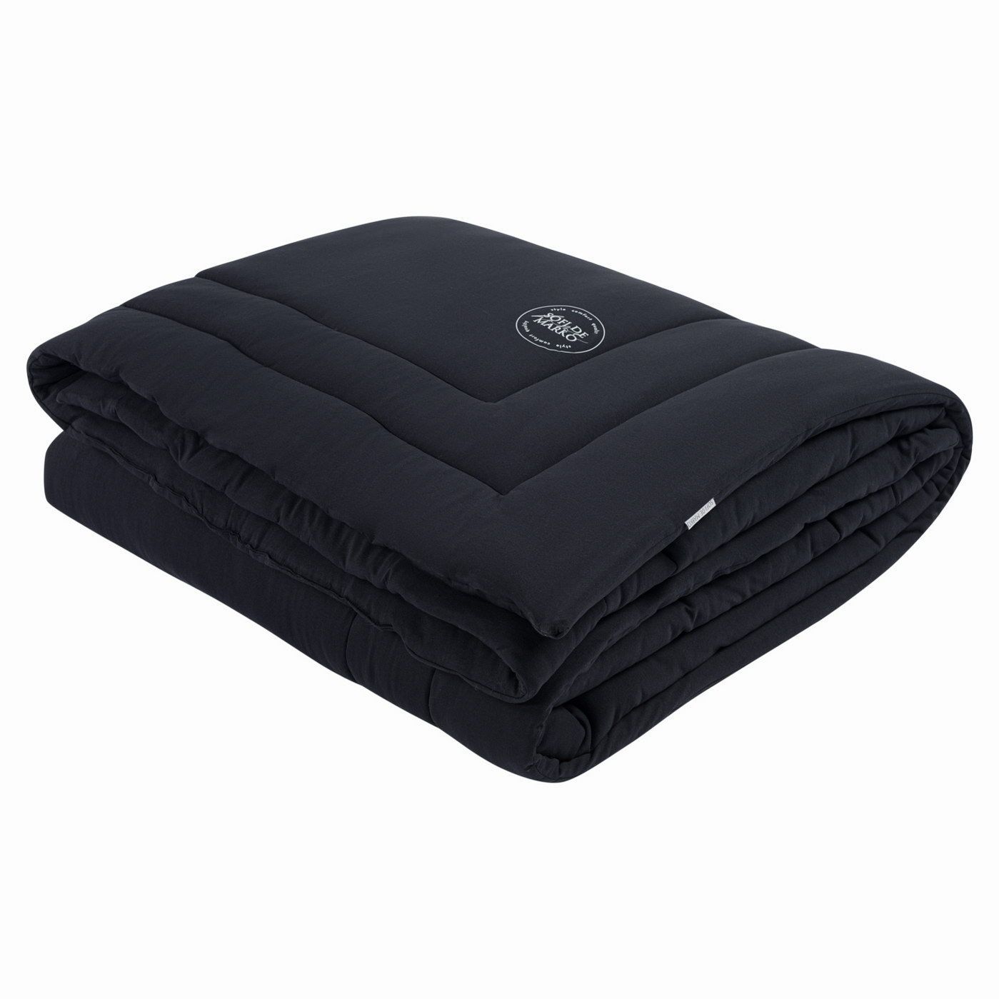 Одеяло-покрывало Роланд цвет: черный (195х215 см), размер 195х215 см