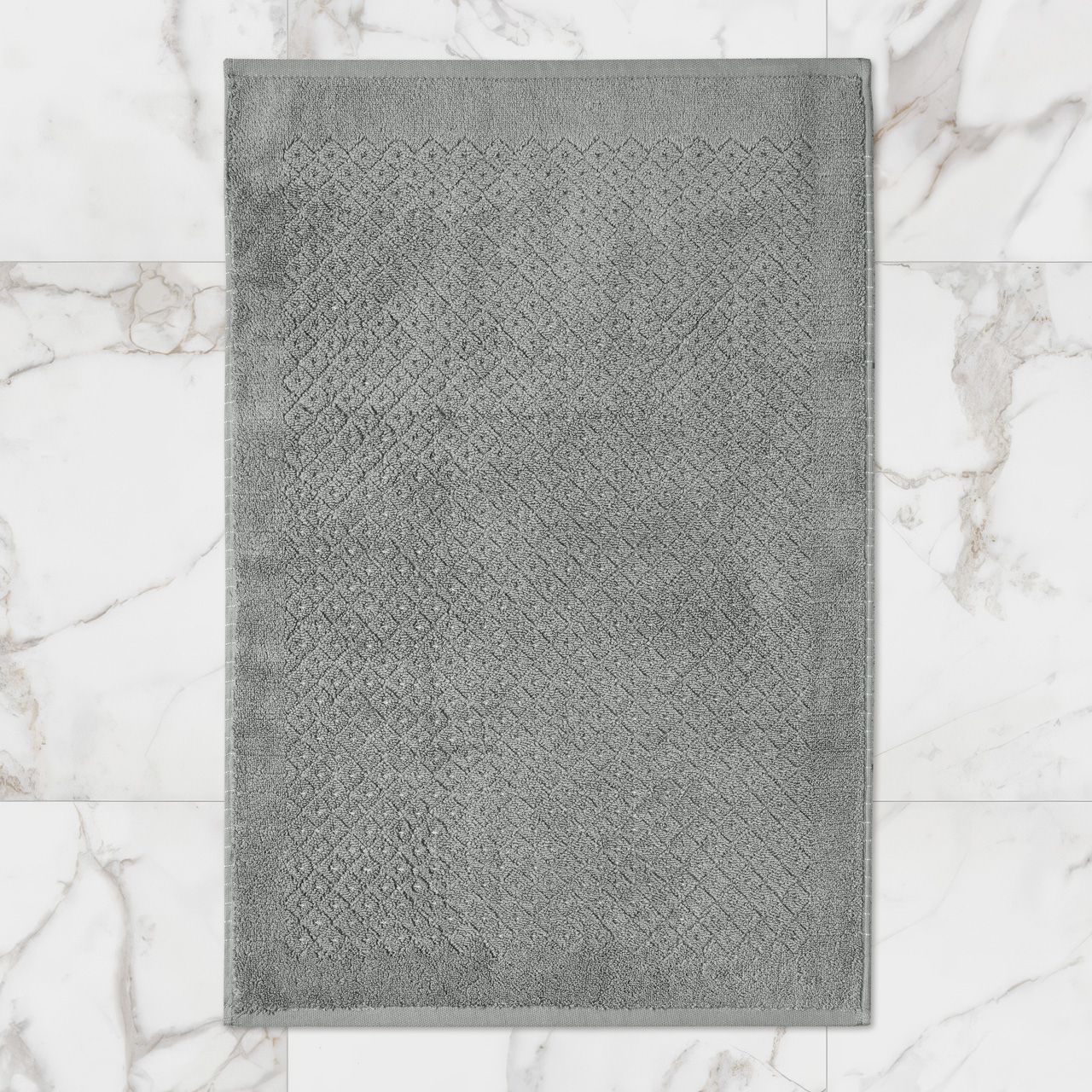 Коврик для ванной Эколайн цвет: серый (50х70 см), размер 50х70 см