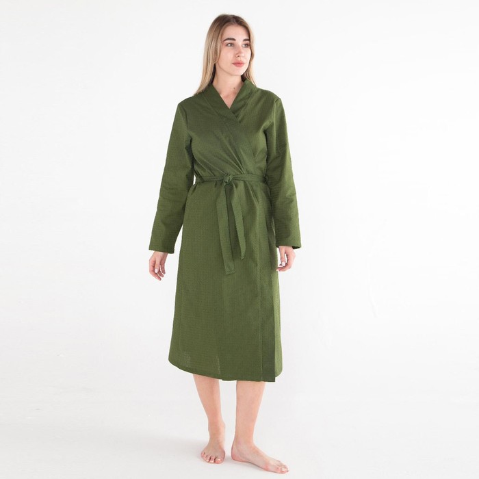 Банный халат Treisi цвет: зеленый (XS)