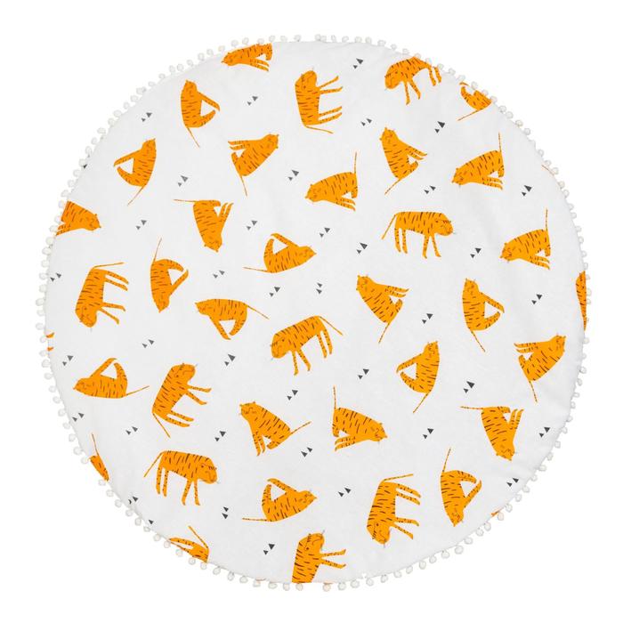 Детское одеяло Arran Лёгкое Цвет: Белый, Оранжевый (100х100 см), размер 100х100 см