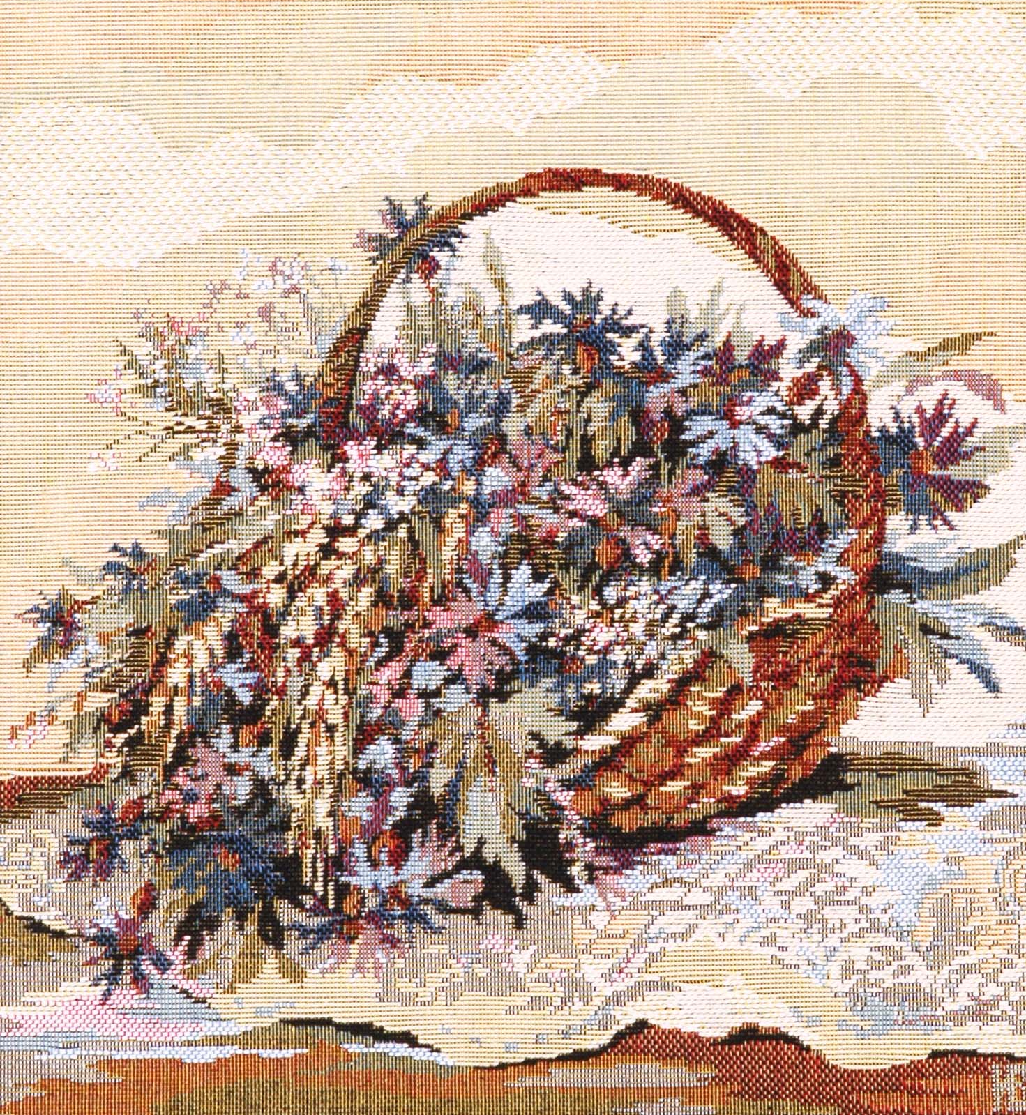 Картина Васильки (32х32 см), размер 32х32 см, цвет бежевый