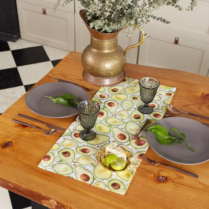 Дорожка на стол Avocado (30х70 см), размер 30х70 см, цвет золотистый