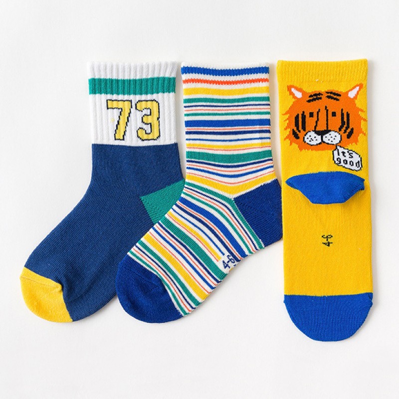Детские носки Tigrenok (1-3 года - 3 шт), размер 1-3 года - 3 шт cal677083 Детские носки Tigrenok (1-3 года - 3 шт) - фото 1