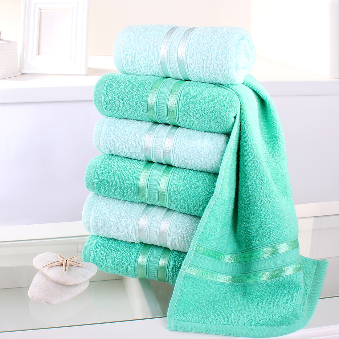 Обоих полотенец. Dome полотенца Harmonica. Красивые полотенца. Красивые полотенца для ванной. Полотенце (мятный).