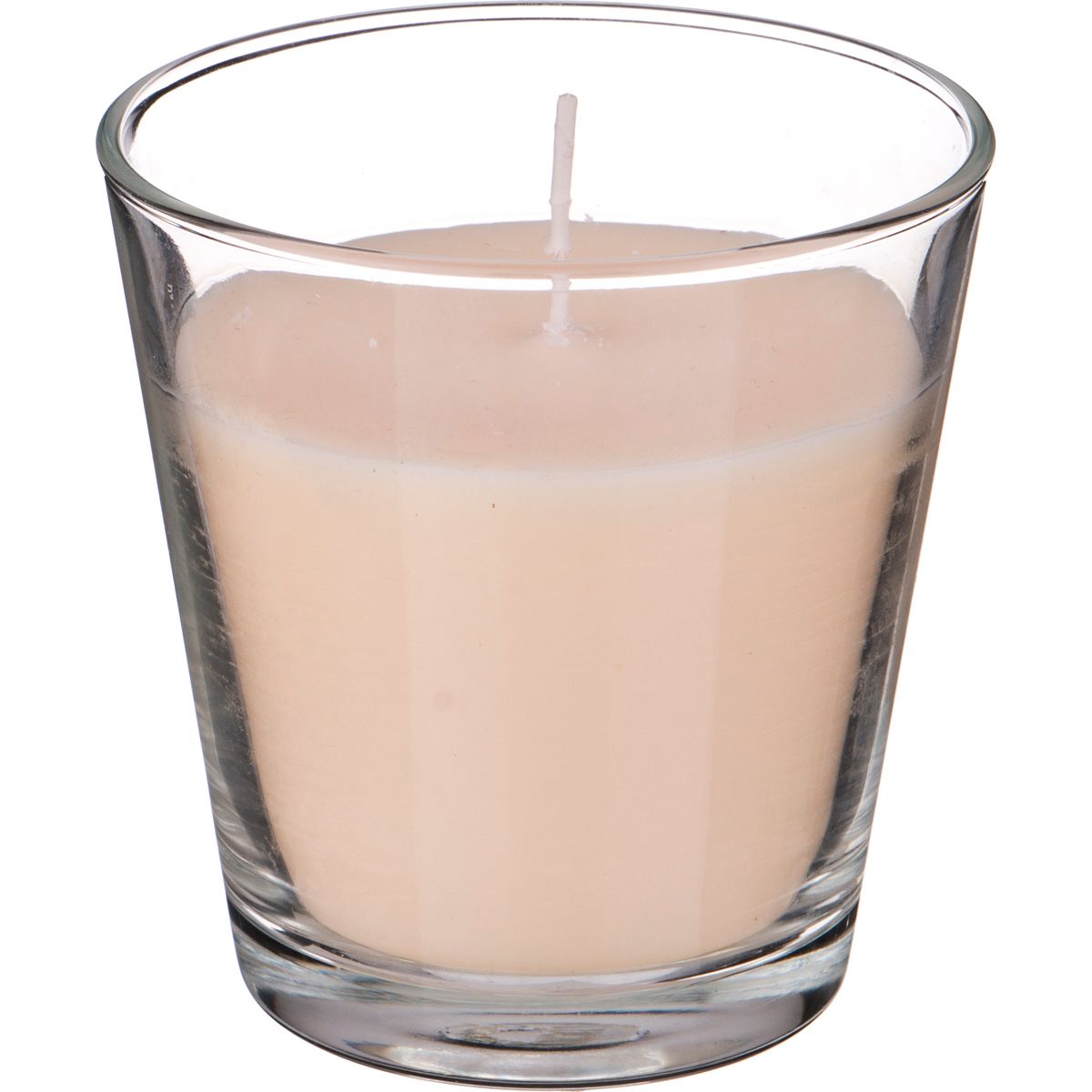 Ароматическая свеча Zella Цвет: Белый (8х9 см), размер 8х9 см