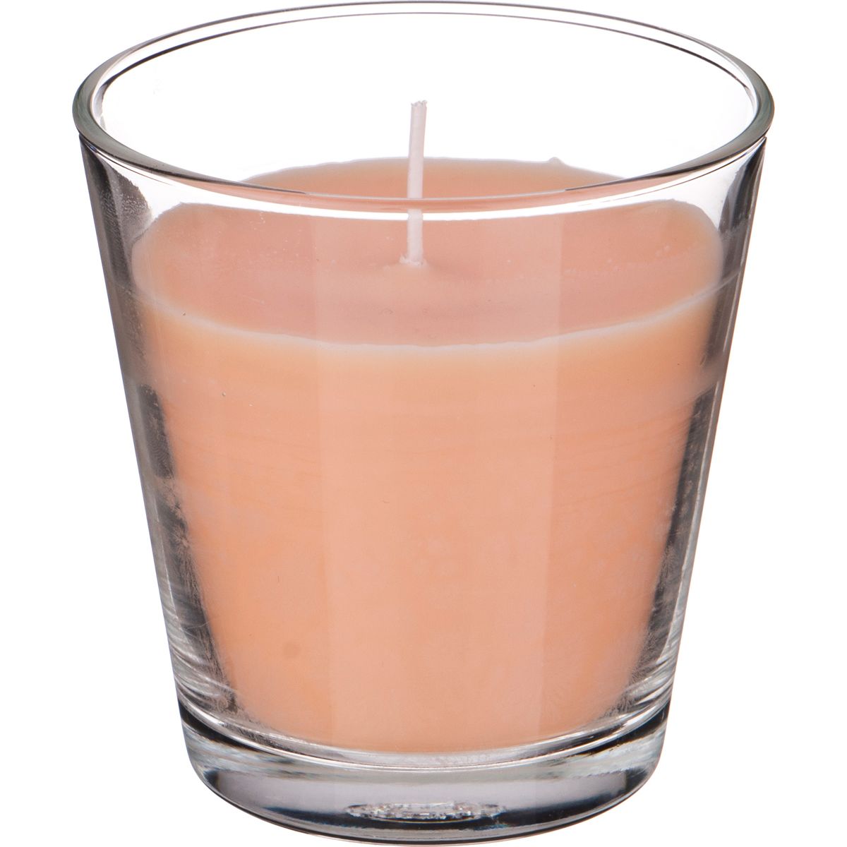 Ароматическая свеча Ваниль И Апельсин (8х9 см), размер 8х9 см, цвет розовый