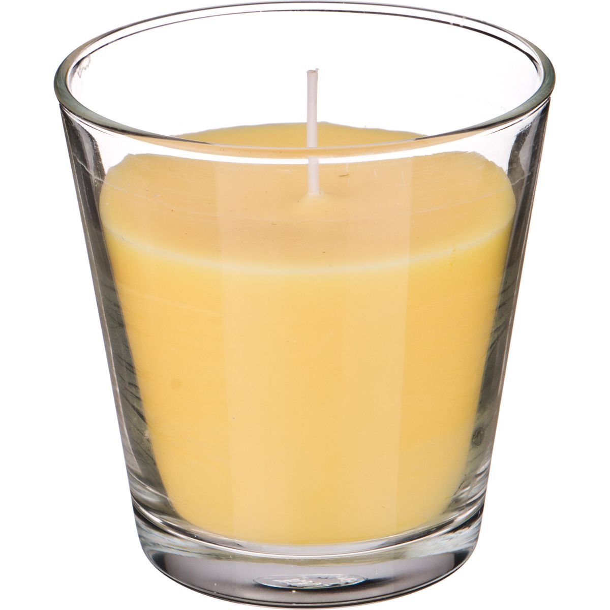 Ароматическая свеча Жасмин И Иланг-Иланг (8х9 см), размер 8х9 см, цвет желтый